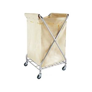 <span class=keywords><strong>Chariot</strong></span> à <span class=keywords><strong>linge</strong></span> commercial en acier inoxydable lourd <span class=keywords><strong>de</strong></span> grande capacité pour hôtel, fabriqué en Chine - Product Image 5