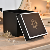 Carpeta de Dos Piezas con Cubierta Heaven Earth, Materiales Reciclados, Logotipo Personalizado, Lámina Dorada en Caliente, Rectangular, Rígida, Laminación Brillante, Forro de Esponja