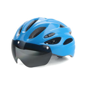 Casco Profesional para Bicicleta de Montaña con Gafas Integradas, Casco de Ciclismo para Carretera, para Hombres y Mujeres - Product Image 4