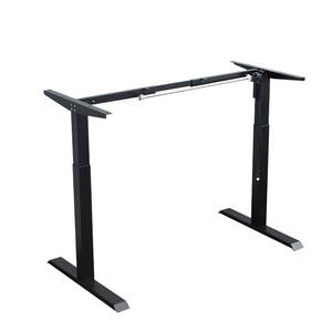Electric Height <b>Adjustable</b> Gaming <b>Table</b> Frame Z Shape Metal <b>Legs</b> <b>Adjustable</b> Height Standing Desk For Home Office Use - Product Image 1
