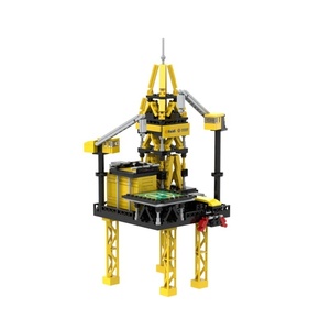 Set de Bloques de Construcción Industriales <span class=keywords><strong>BRICK</strong></span> para Plataformas Petrolíferas Offshore, Personalizado al por Mayor, para Exhibición Corporativa o Regalo - Product Image 1