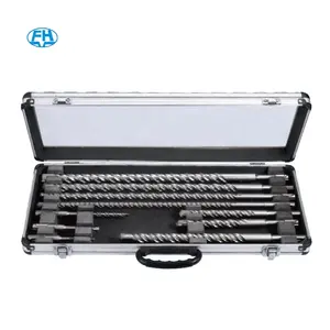 Zhejiang 10pcs Electric Concrete Drill Bit Set With Plastic Case