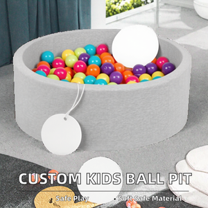 Bassin à balles rond pour enfants Bopai personnalisé, en PE, pour l'intérieur - Product Image 2