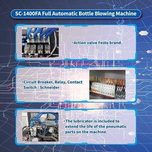 Hochwertige Vollautomatische 2-Kavitäten 2000ml Blasformmaschine PET-Flaschenherstellungsmaschine Preis - Product Image 5