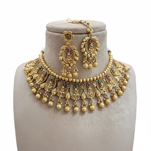 Ensemble de colliers en plaqué or avec pierre Pota 12032057GL - Product Image 2