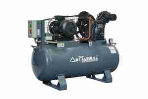 Compresor de Aire Reciprocante de Alta Resistencia, Accionado por Correa, Compresor de Aire Industrial con Tanque de Aire, Sistema de Alta Presión - Product Image 2