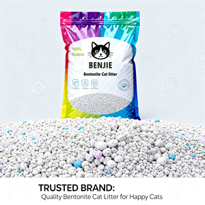 Litière pour chat en zéolite et bentonite écologique de qualité supérieure, sans poussière, à agglomération rapide, avec contrôle des odeurs, personnalisable - Product Image 4