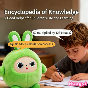 Cachorro Robótico de Peluche con IA, Fabricación OEM/ODM, Cara de Vinilo, Compañero para Colecciones de Juguetes Premium Plus, Aprendizaje Simulado de Peluche para Niños - Product Image 2