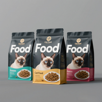 Sacs d'emballage alimentaire pour animaux de compagnie personnalisés 1kg 2kg 5kg, pochette debout, bâtonnets pour chiens de compagnie, friandises pour chats, emballage alimentaire, sac à zip-lock en plastique