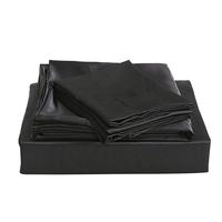 Parure de lit en polyester et tissu microfibre, vente en gros, literie au rabais, 1800 fils