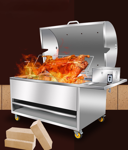 เตาย่างบาร์บีคิวแบบหมุนขนาดใหญ่ใช้ในเชิงพาณิชย์เตาย่างบาร์บีคิวสำหรับงานหนัก - Product Image 3