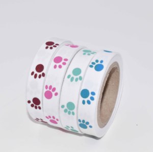 Correas <span class=keywords><strong>de</strong></span> algodón impresas blancas ópticas para embalaje <span class=keywords><strong>de</strong></span> regalo Fabricante <span class=keywords><strong>de</strong></span> correas personalizadas - Product Image 1