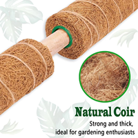 Support de plante en PVC pour plantes grimpantes, piquet de jardinage pour mousse, poteau de soutien pour plantes grimpantes, poteau de mousse pour plantes