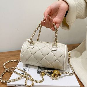 Bolso de Hombro de Diseño Original Geométrico con Cadena Decorativa de Alta Calidad, Estilo Bohemio Vintage Preppy de Lujo para Mujer - Product Image 2