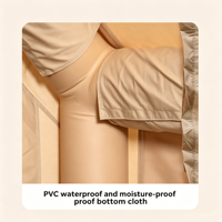 Abri de camping gonflable coupe-vent à porte unique avec fenêtre de toit, en tissu Oxford imperméable, pour le parc, la plage et les activités de plein air