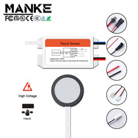 Controlador LED AC110-220V 500w con Sensor Táctil de Escaneo Manual para Muebles de Cocina, Armarios y Gabinetes, Permite Atenuación y Penetración en Madera