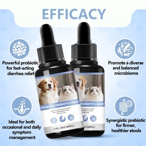 Biologische Probiotica Druppels voor Honden en Katten Gezondheidssupplement Darmgezondheid Immuunsysteem voor Huisdieren Rundvlees Smaak Vloeibaar - Product Image 2