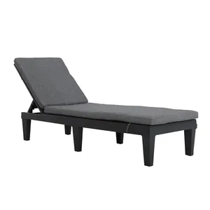 Luxury Turkey Sun Lounger Bed Outdoor Chaise Lounge Chair With 3cm Cushion