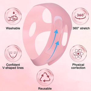 Double Chin Reducer V Line <b>Face</b> Lifting <b>Tape</b> Facial Strap Soft Silicone Ceinture Lifting Visage <b>Face</b> Shaper Double Chin Remover - Product Image 4