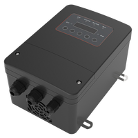 Pompe submersible en acier inoxydable à tête haute pour moteur à aimant permanent intelligent 0,75 kW 1HP pour irrigation de jardin à pression constante
