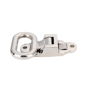 Reposapiés Central de Acero Inoxidable Marino de 109 mm, Accesorios de Herraje para Yates y Embarcaciones, Tipo Base - Product Image 1