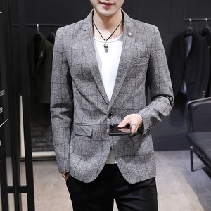 <span class=keywords><strong>Blazer</strong></span> à <span class=keywords><strong>carreaux</strong></span> élégant pour <span class=keywords><strong>homme</strong></span>, coupe ajustée, idéal pour le printemps, les mariages et les occasions décontractées – Nouvelle collection en gros - Product Image 3