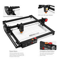 Máquina de Grabado Láser de Diodo Ortur LM2 PRO S2 Mini, Equipo de Marcado y Corte Láser de 2W para Metal, Madera, Acrílico, Uso DIY