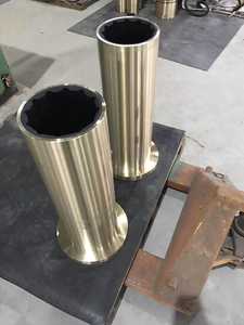 บูชคุณภาพสูงสำหรับเรือเดินทะเล ทำจากทองเหลืองสำหรับงานทางทะเล แบบมีหน้าแปลน  หล่อลื่นด้วยน้ำ - Product Image 6