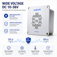 Contrôleur d'alarme vocale multi-canaux 8 voies avec 255 combinaisons de déclenchement, audio MP3 personnalisé, DC 10-36V