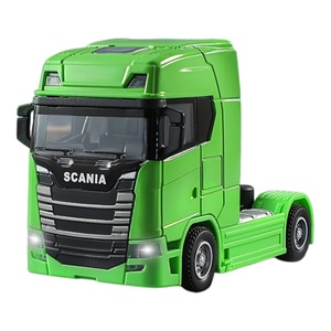 Pièces intérieures de camion de haute qualité, modèle de simulation en alliage de camion à l'échelle 1:36 avec lumières, plusieurs couleurs disponibles pour SCANIA - Product Image 5