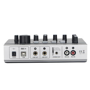 Interface d'enregistrement Audio Alctron U16K MK3, Microphone, <span class=keywords><strong>carte</strong></span> <span class=keywords><strong>son</strong></span> <span class=keywords><strong>externe</strong></span> USB, amplificateur avec câble <span class=keywords><strong>RCA</strong></span> pour téléphone, PC et ordinateur portable - Product Image 4