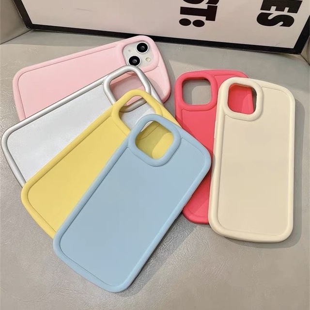 Simple and New Advanced Pure Color Silicone Phone Case for Iphone 14 13 12 Pro Max Phone Case for iphone 15 Pro Max Phone case