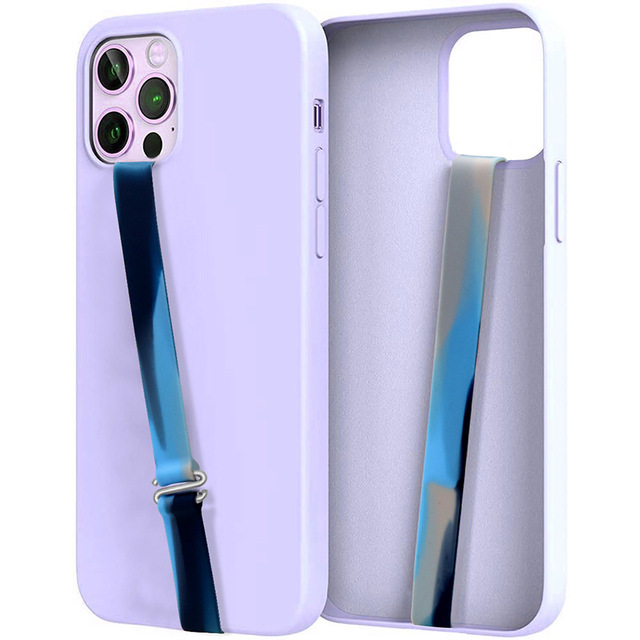Wholesale Blank Silicone Phone Grips Mobile Phone Case Wristband Mobile Phone Rubber Silicone Band Strap