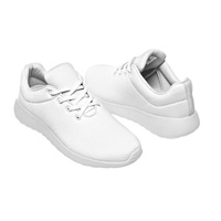 Chaussures de course personnalisées d'usine, motif blanc Marshmallow, respirantes, chaussures de golf, logo imprimé sur mesure, chaussures de marche décontractées