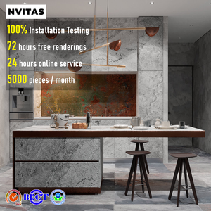 Nvitas 72 Giờ Thiết Kế Thép Không Gỉ Tủ Bếp Nhôm Sơn Tủ Cho Khách Sạn Phòng Đảo Đồ Nội Thất - Product Image 1