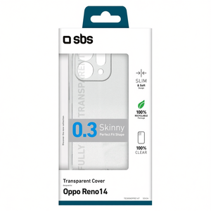 เคสโทรศัพท์มือถือใสกันกระแทกแบบ TPU รุ่น Cover Sbs Oppo Reno14 SKINNY TPU รุ่น TESKINOPRE14T - Product Image 3