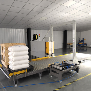 Vertical Pallet Strapping <b>Machine</b> and Pallet <b>Stretch</b> Film Wrapping <b>Machine</b> - Product Image 4