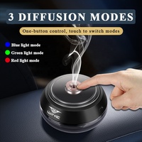 Diffuseur d'Arômes de Luxe pour Voiture à Recharge Solaire, Diffuseur Intelligent avec Démarrage et Arrêt Automatiques pour Huiles Essentielles