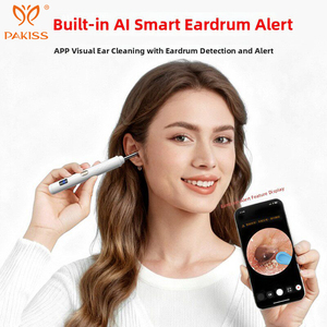 Kit de Limpieza de Oídos 3 en 1 PAKISS - Endoscopio Inalámbrico para Eliminar Cera de Oídos, Examen Bucal y del Cuero Cabelludo - Venta al por Mayor - Product Image 6