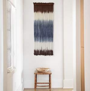 Customize Macrame <b>Wall</b> Hanging Dip-Dye Modern Handmade 100% Cotton Fabric <b>Wall</b> <b>Art</b> Decor <b>Nursery</b> Bedroom Living Room - Product Image 5