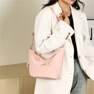 Sac bandoulière Yinziwang pour femme, forme seau, kaki clair, fermeture éclair, résistant à l'eau, pour tenues quotidiennes, sac de poitrine - Product Image 2