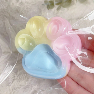 Vente directe usine en gros : Jouet anti-stress unique en TPR en forme de patte de chat, à récupération lente, cadeau idéal pour chat et hamster - Product Image 4