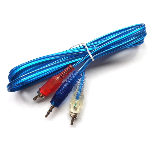 Heavy Duty 1.5M Stereo Jack 3.5mm to 2rca Audio Cable