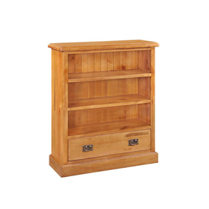 QUEENSLAND marque bibliothèque en bois 1 tiroir 900x1050 prix le plus bas meubles de salon en bois fabriqués au Vietnam - Product Image 1