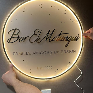 Fabricante de Letreros Comerciales, Letras de Canal 3D Retroiluminadas Personalizadas, Letrero Acrílico de Pared Interior, Logotipo de Marca para Empresas, Letrero para Oficina - Product Image 4