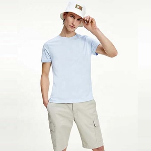 Camisetas Lisas para Hombre, Paquete de 5, Manga Corta, Cuello Redondo, Transpirables, de Secado Rápido, de Algodón, para Gimnasio, Correr, Entrenamiento, 220g - Product Image 2