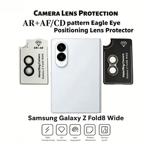 Protection d'objectif de caméra HD transparente anti-rayures <span class=keywords><strong>incassable</strong></span> facile à installer pour Samsung Galaxy Z Fold 8 Wide/FLIP 8 7 - Product Image 2