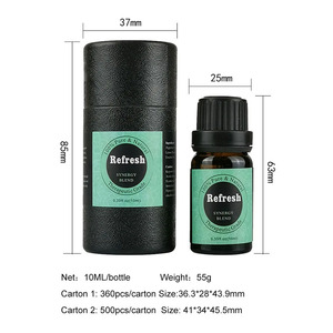 Op voorraad 10ml 100% Pure Natuurlijke Pepermunt Eucalyptus Ademhalings- & Focus Blend Etherische Olie Ondersteunt OEM - Product Image 3