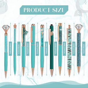 Festival cadeau métal cristal diamant <span class=keywords><strong>luxe</strong></span> stylos à <span class=keywords><strong>bille</strong></span> ensemble <span class=keywords><strong>stylo</strong></span> pour <span class=keywords><strong>femme</strong></span> filles - Product Image 4
