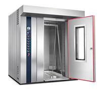Nouveau four rotatif de boulangerie commerciale à 16 plateaux industriel électrique/gaz 380V Portable automatique pour les restaurants maïs fruits noix
